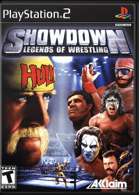 Showdown Legends of Wrestling Playstation 2 US box art